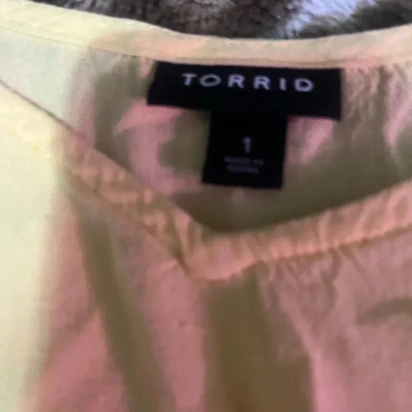 Torrid Yellow Tank Top - Picture 3 of 3